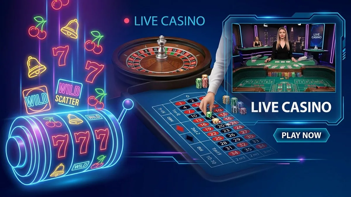 Casino oyunları ekranı